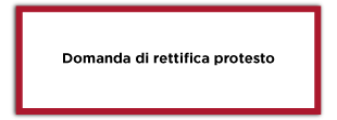 Domanda di rettifica protesto