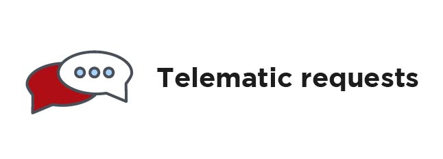 Telematic request