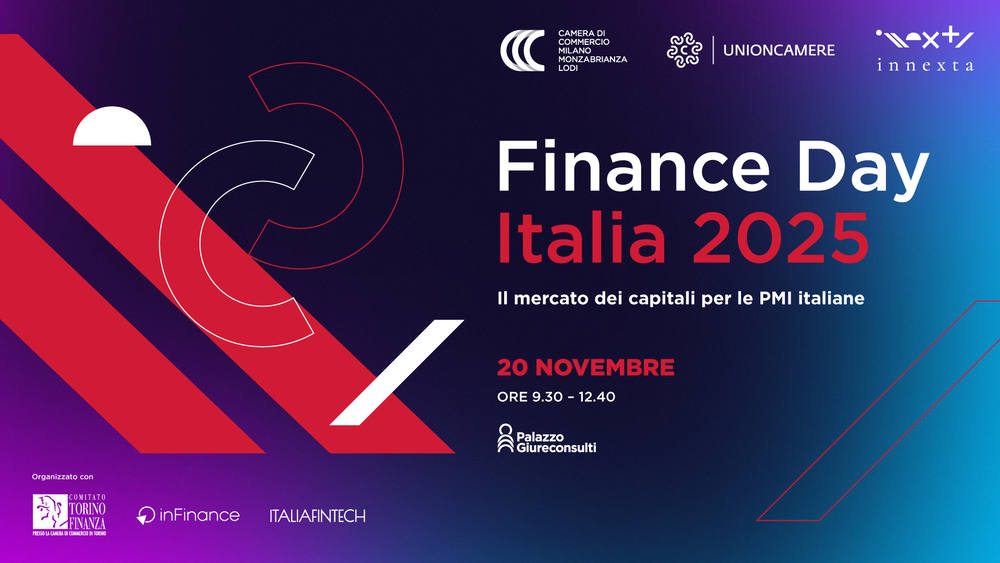 Finance Day Italia 2025: aperte le iscrizioni all'evento del 20 novembre