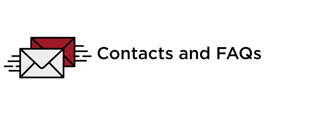 Contacts and FAQs