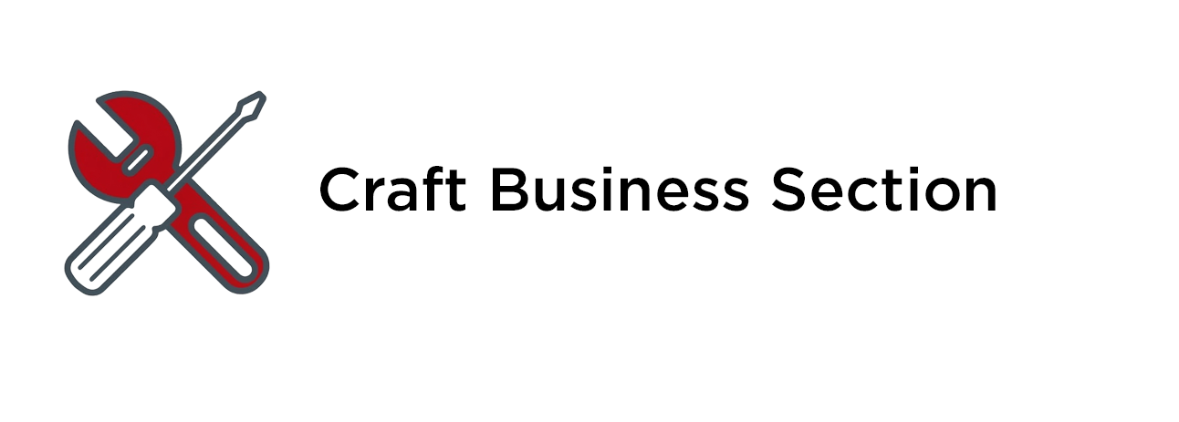 Craft Business Section