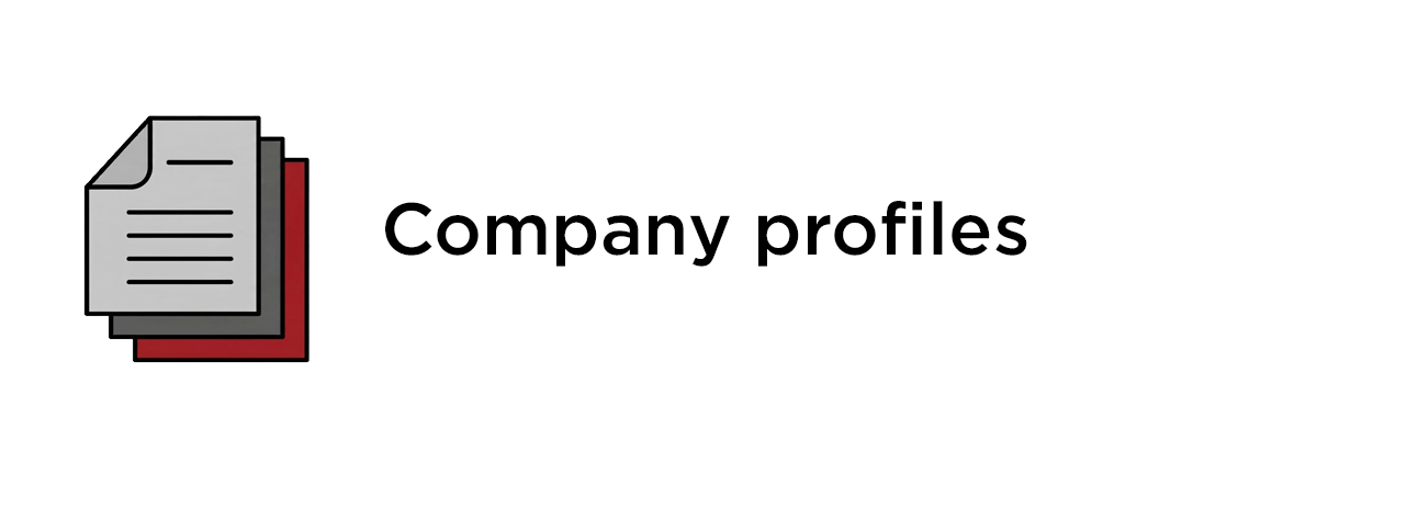 Company profiles