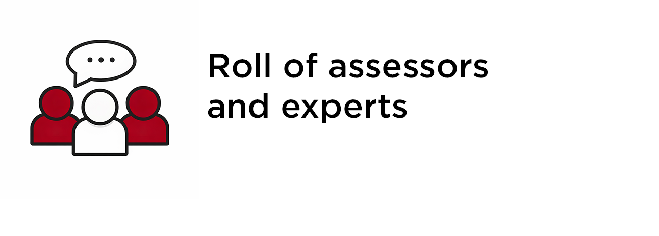 roll of assessors and experts